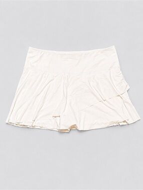 Athleta Ace Ruffle Skort White Size XL